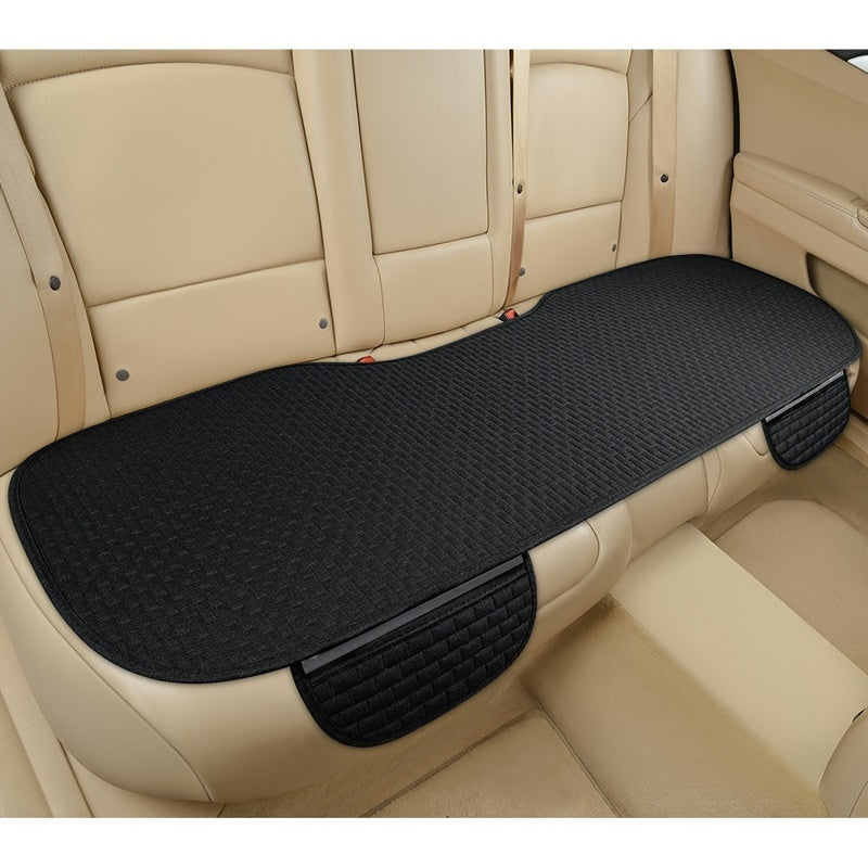 Car Seat Cover Linen Rear Seat Cushion Protector Pad Mat Universal