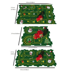Kids Christmas Puzzle Track Car Set