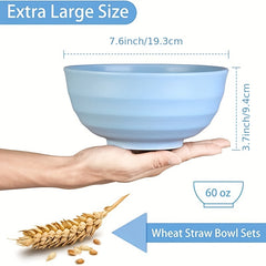 Set of 4 Bowls Rice Salad Cereal Yogurt Noodles PP Dinner Kitchen