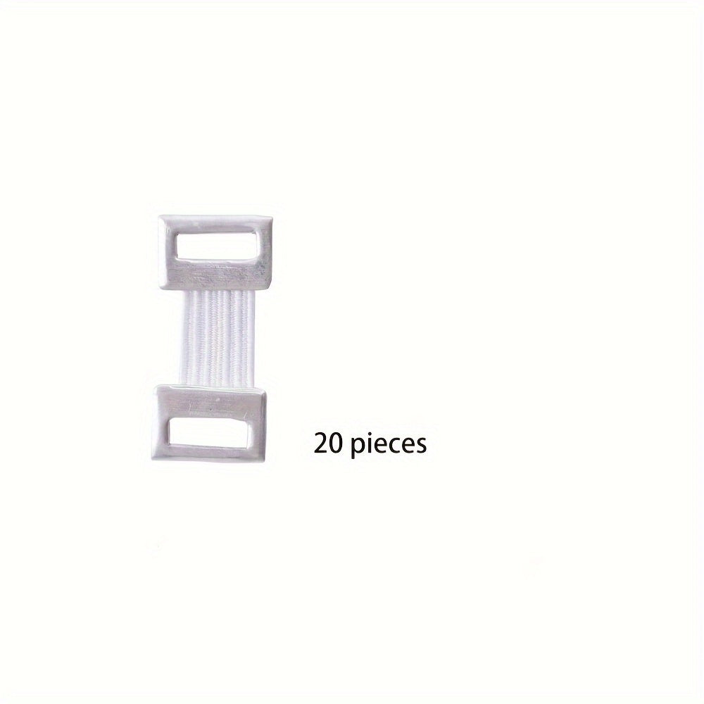 50pcs Elastic Bandage Clips Stretch Metal Clips w/ Storage Box