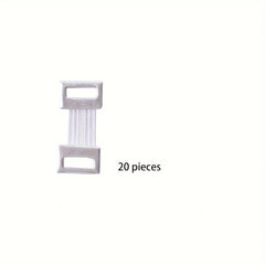 50pcs Elastic Bandage Clips Stretch Metal Clips w/ Storage Box