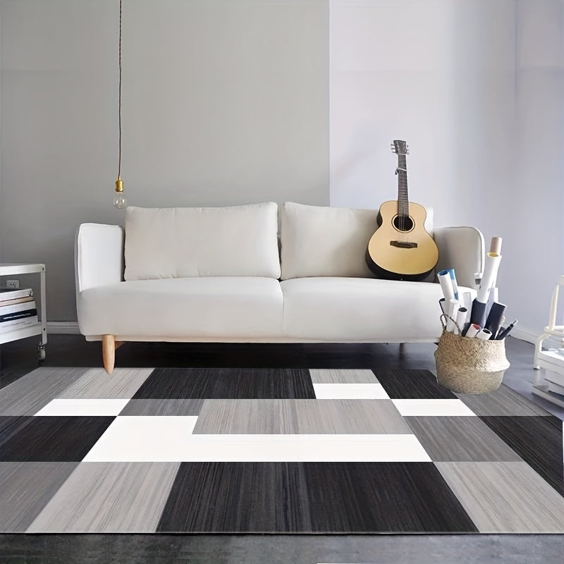 Modern Abstract Soft Area Rug for Living Room
