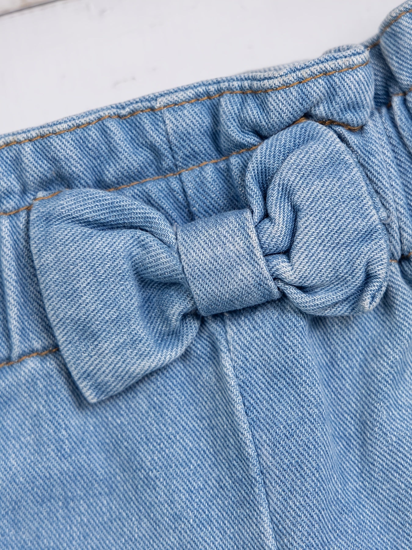 Baby Girls Bowknot Denim Shorts Toddler Summer Clothes