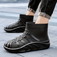 Short Tube Women's Rain Boots PVC Rain Boots Waterproof Non-Slip Wear-Resistant