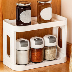 2-Tier Desktop Shelf Organizer for Office Supplies & Cosmetics