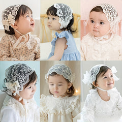 Princess Hair Accessories Baptism Wide Headband For Baby Girls