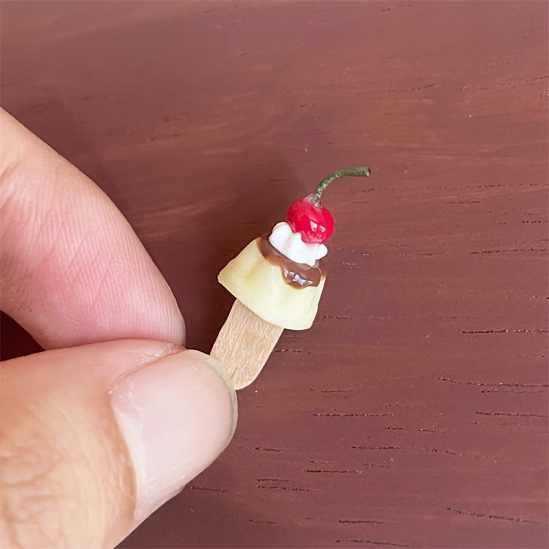 Dollhouse Mini Food Play Pudding Stick Decoration
