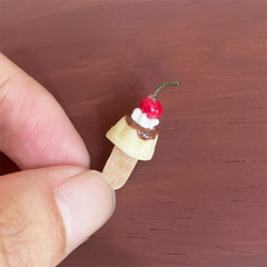 Dollhouse Mini Food Play Pudding Stick Decoration