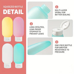 17pcs Travel Bottles Set Cosmetics Shampoo Conditioner Lotion Subpackage