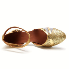 Women's Mesh Breathable Dance Sandals Latin Dance Shoes