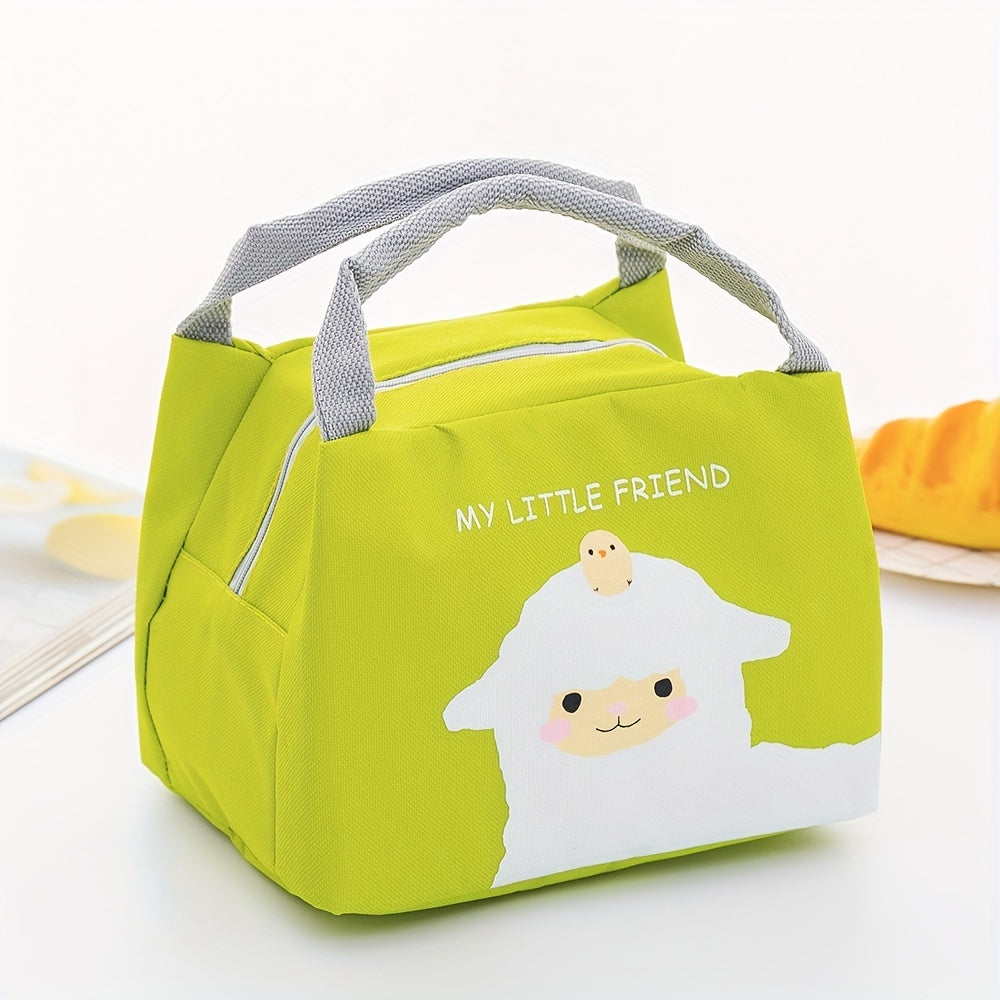 Insulated Lunch Bag Large Capacity Cartoon Pet Design