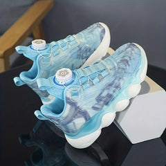 Girls Luminous Casual Shoes Breathable Lightweight Comfy Kids Sneakers