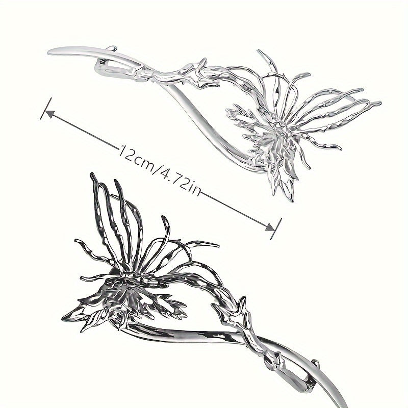 Butterfly Hair Clip Large Alloy Headwear