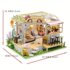 Toy DIY Assembly Model Doll House Micro Scene Hand held House