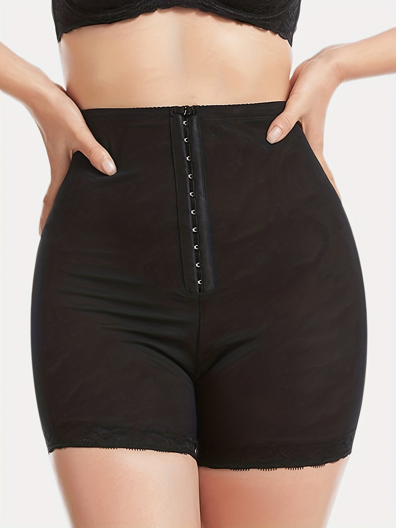 Lace Trim Tummy Control Panties Shaping Underwear