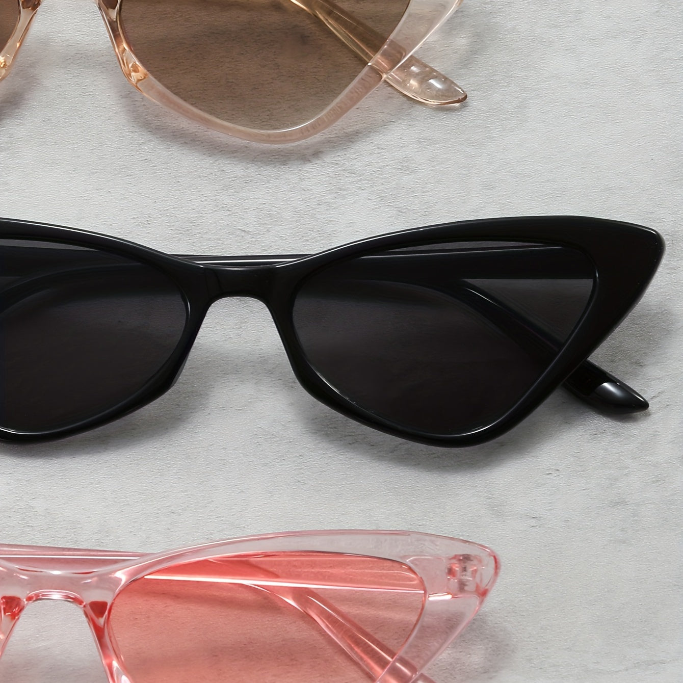 Men's Cat Eye Shaped Frame Sunglasses UV Resistant for Outdoor