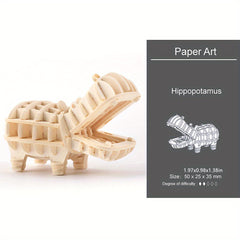 3D Puzzle Animal Assembly Kit DIY Puzzle Model Creative Ornament