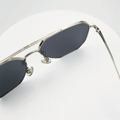 Men's Polarized Square Double Bridge Sunglasses UV 400