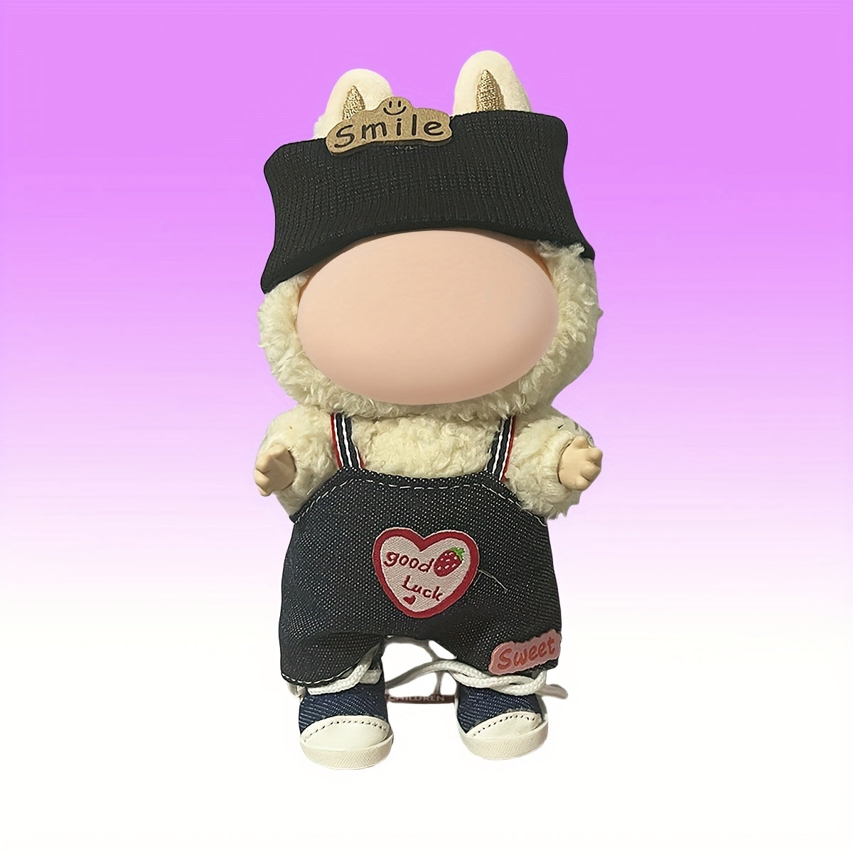 Doll Clothes Set with Hat, Work Pants, Headwear, Skirt - 2 Piece Set