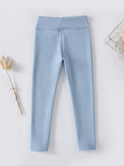 Girls Fleece Thermal Stretch Leggings for Winter