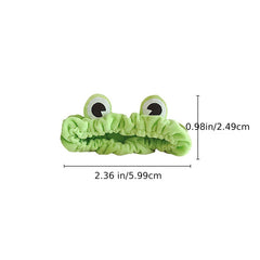 Funny Frog Headband Makeup Headband Frog Eye Elastic Headband