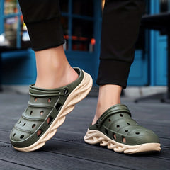 Men's Lightweight Garden Clogs Comfort Sandals Non-slip