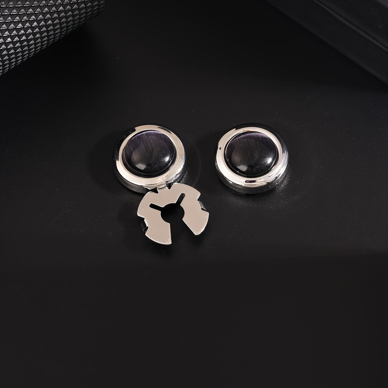 Copper Cat Eye High End Button Pair for Men's Shirts