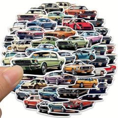 50pcs Car JDM Stickers For Luggage Guitar Skateboard Motorcycle DIY