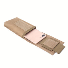 Men's Faux Leather Phone Storage Bag Outdoor Sports Case