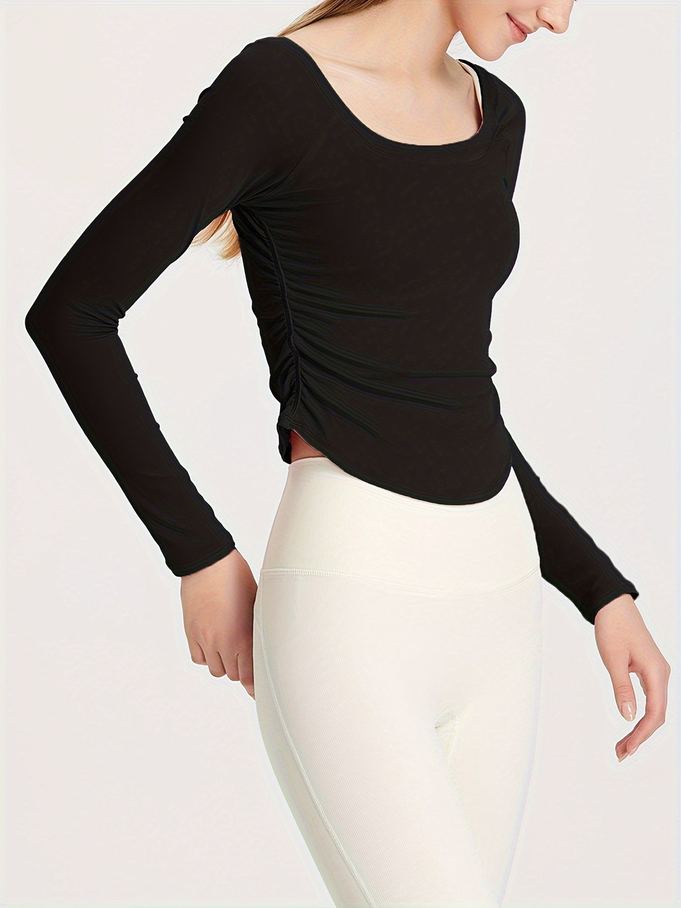 Quick Drying Fitness High Elastic T-shirt Women
