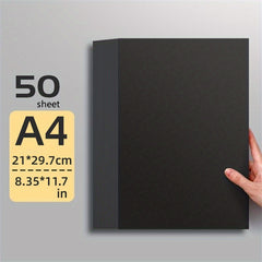 50pcs A4 8K Hard Card Paper Thickened Painting Sketch Origami