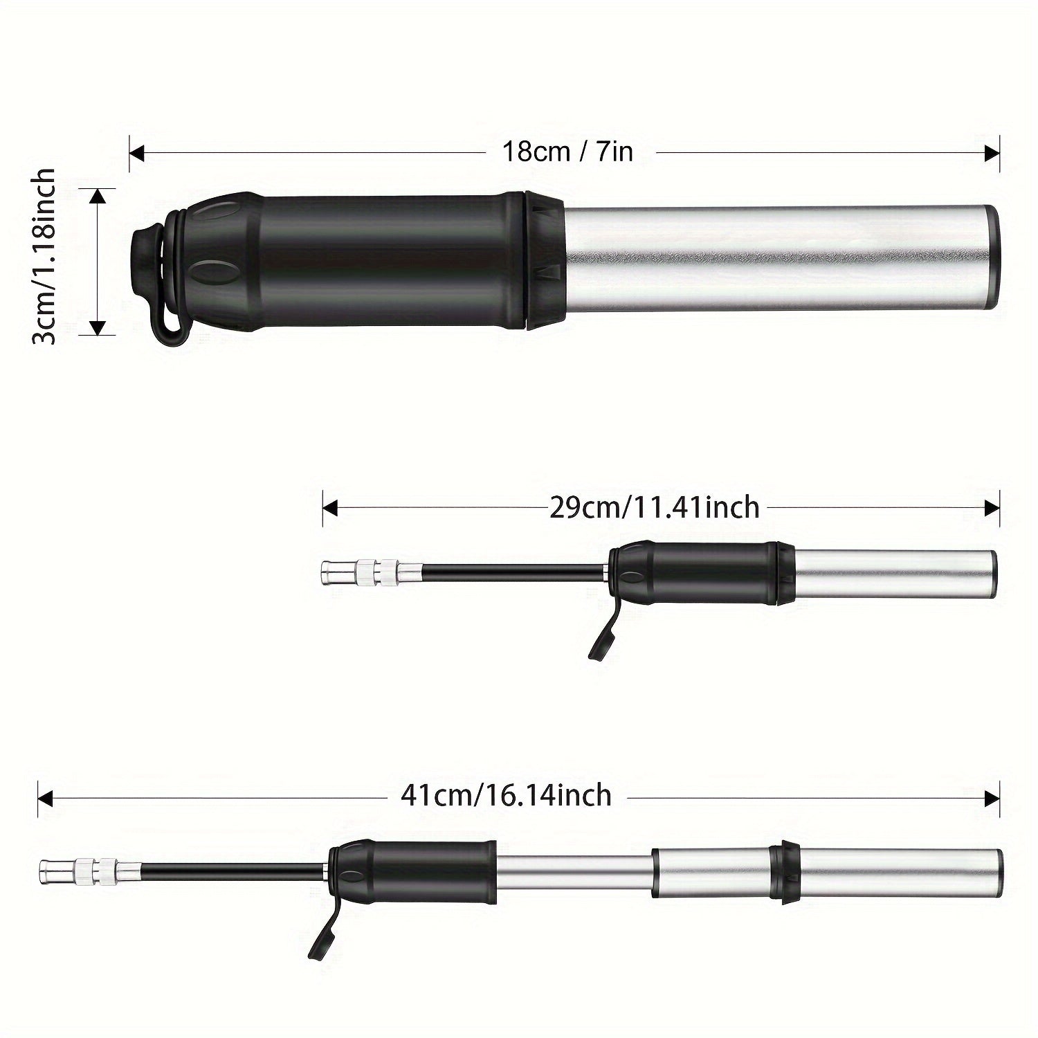 Bicycle High Pressure Pump Mini Pump Mountain Bike Repair Tools