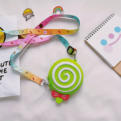 Kids' Lollipop Silicone Crossbody Bag for Girls
