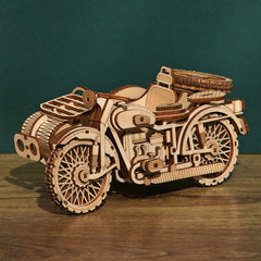 3D Wooden Stereo Puzzle Tricycle Decoration Toy