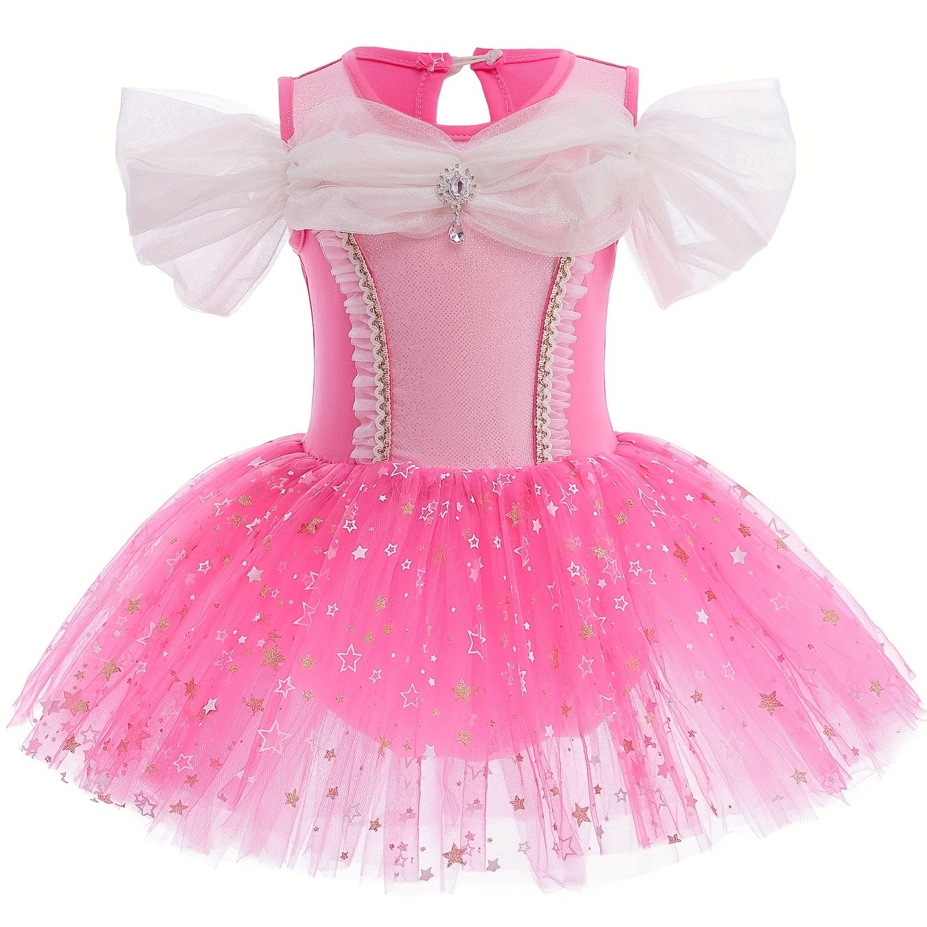 Girls Tulle Tutu Mesh Cami Dress Ballet Dance Practice Performance Clothes