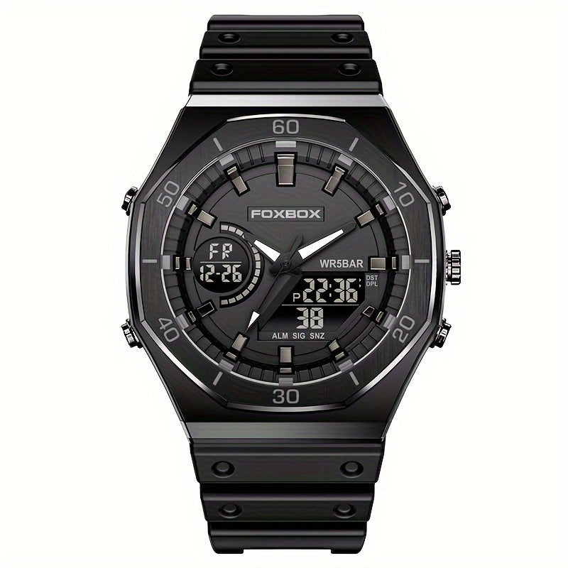 Women's Waterproof Double Display LED Alarm Sports Watch