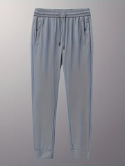 Men's Lightweight Zipper Pocket Trousers Casual Outdoor Pants