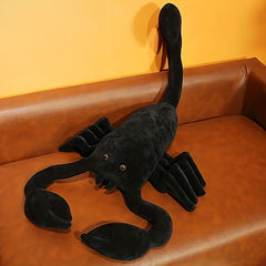 Soft Scorpion Doll Plush Stuffed Animal Toy Red Eyes Realistic Eyes