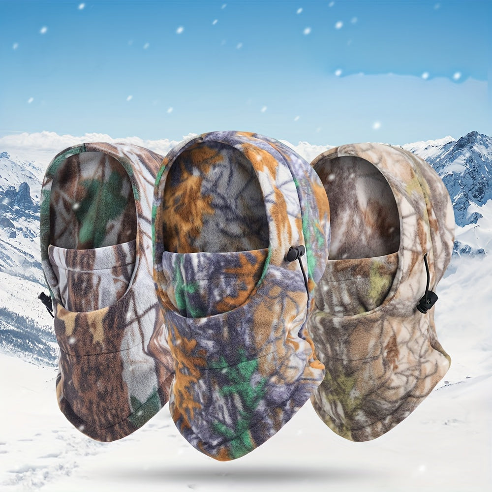 Cycling Mask For Cold Winter Weather - Camouflage Hat