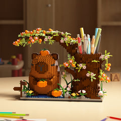 Charming Capybara Pen Holder Desk Organizer
