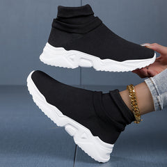 Breathable Mesh Running Shoes Slip On Outdoor Sneakers