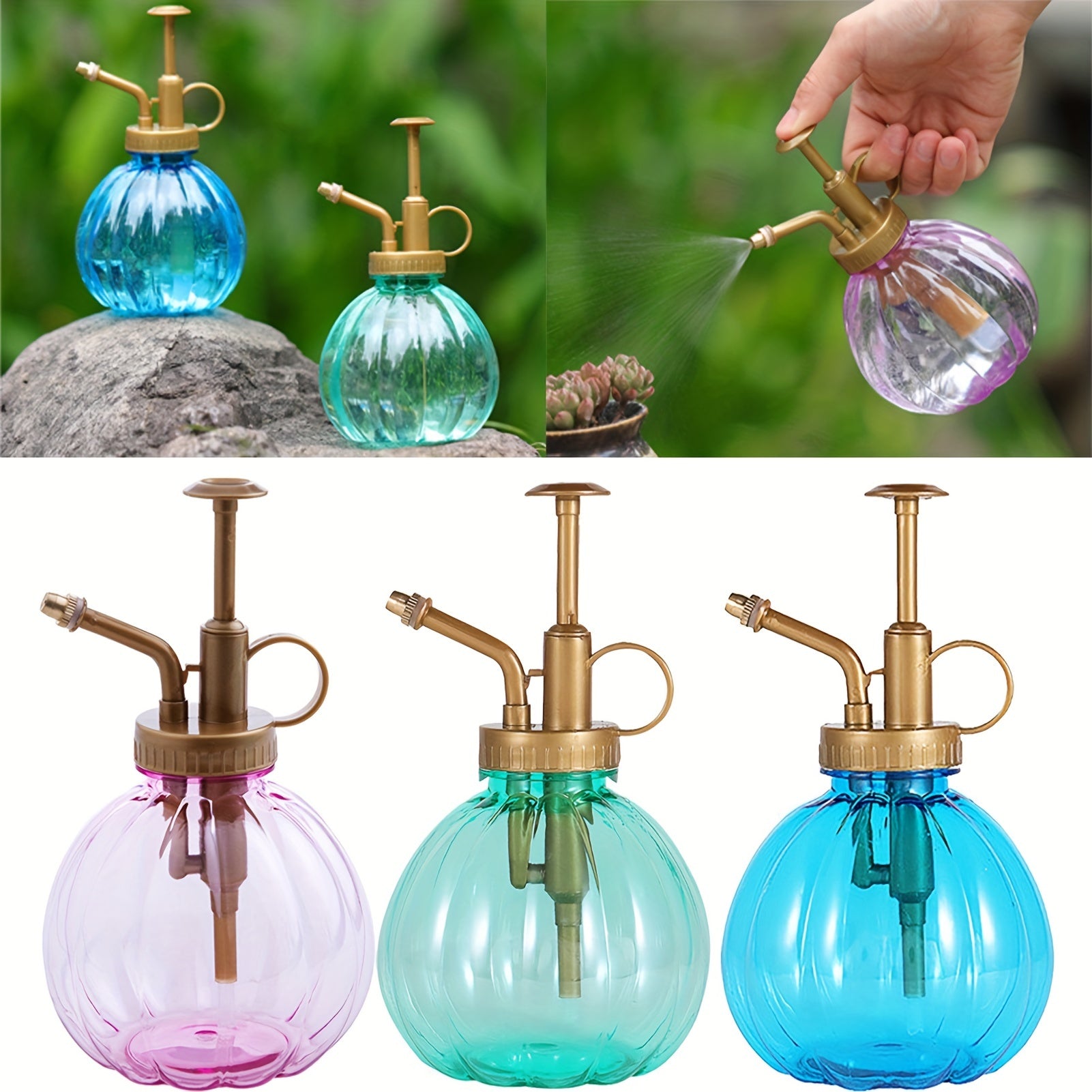 Galvanized Steel Plant Mister Spray Bottle Vintage Plant Spritzer