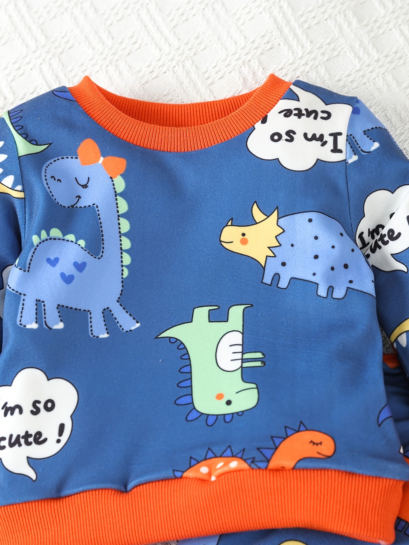 Baby Boy Cartoon Pajama Set Top Pants Loungewear Set