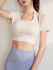 Quick Dying Activewear Sports T-shirt for Women