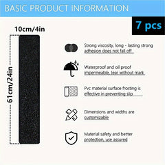 7pcs Frosted Anti Slip Grip Tape Waterproof Wear resistant Non slip Tape