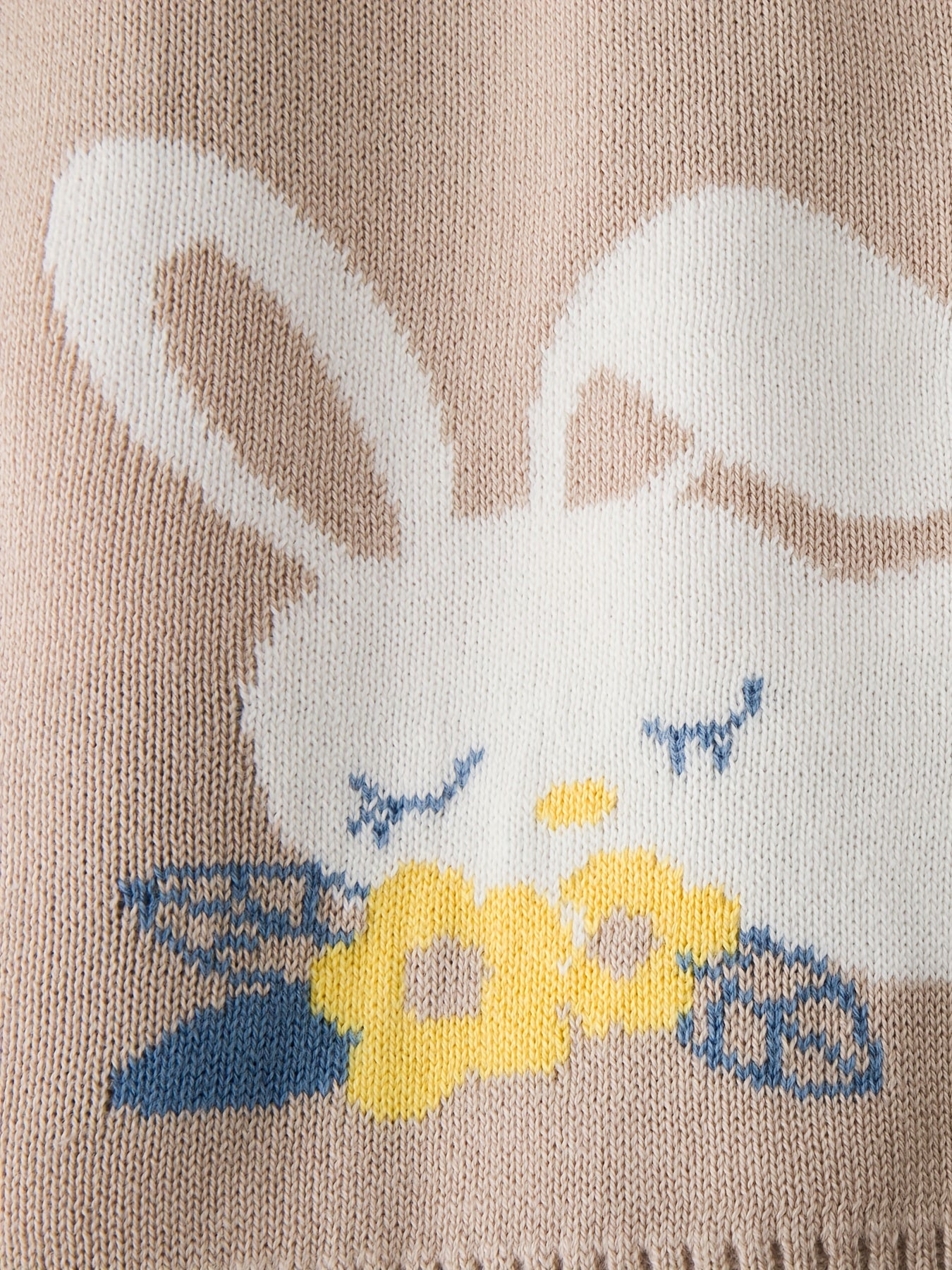 Cute Rabbit Embroidery Vest for Baby Girls