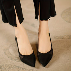 Women's Mesh Stiletto Heels Slip On Pumps