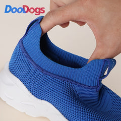 DooDogs Boys Casual Knit Sock Shoes Lightweight Slip on Sneakers