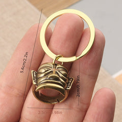 Sanxingdui Creative Keychain Retro Car Key Ring Decoration