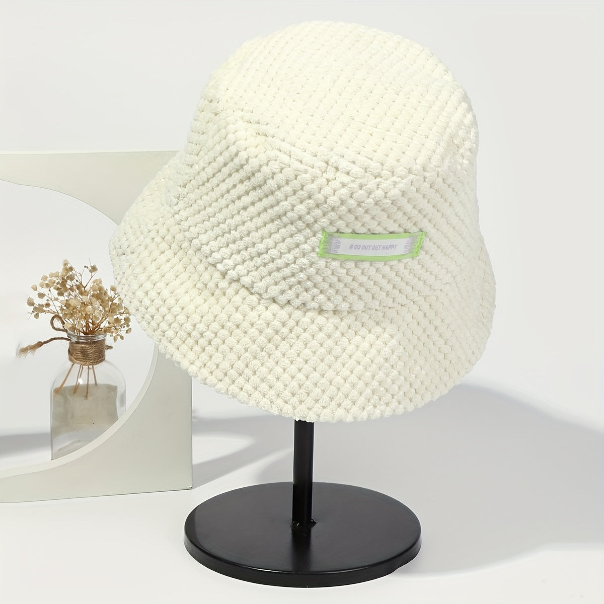 Plush Bucket Hat Sun Protection Outdoor Sports Casual